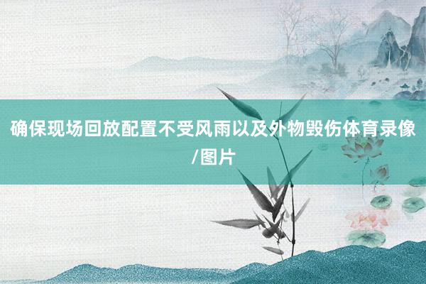 确保现场回放配置不受风雨以及外物毁伤体育录像/图片