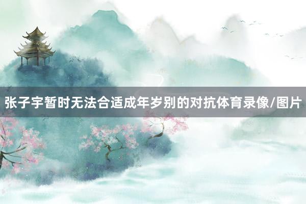 张子宇暂时无法合适成年岁别的对抗体育录像/图片