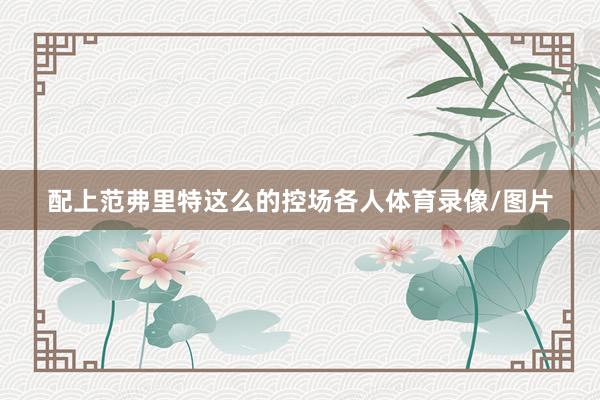 配上范弗里特这么的控场各人体育录像/图片
