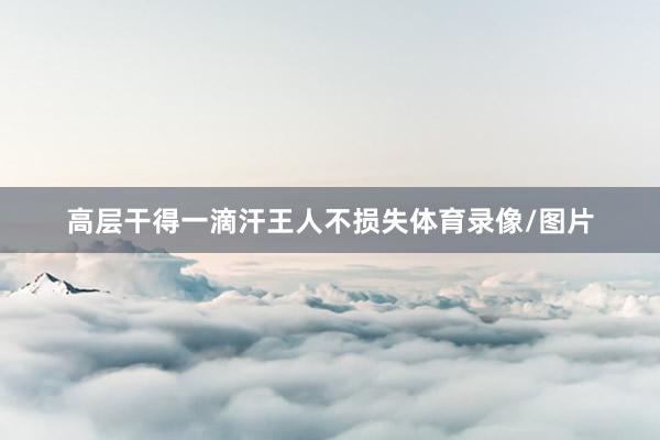 高层干得一滴汗王人不损失体育录像/图片