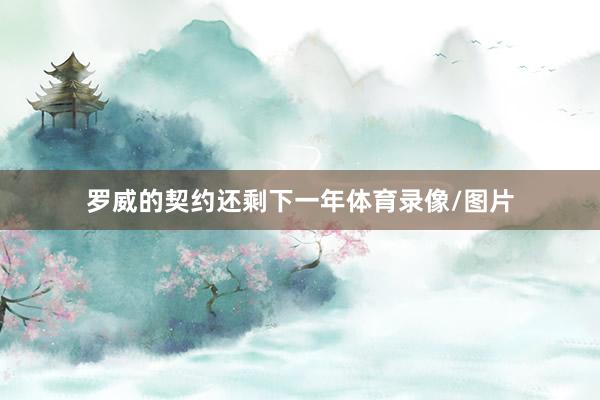 罗威的契约还剩下一年体育录像/图片