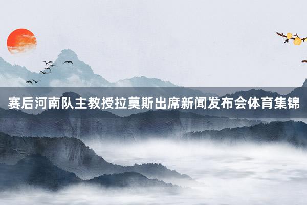 赛后河南队主教授拉莫斯出席新闻发布会体育集锦