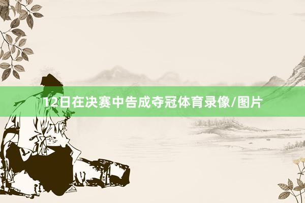 12日在决赛中告成夺冠体育录像/图片
