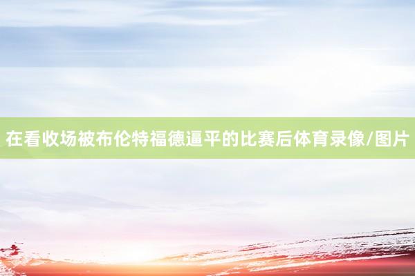 在看收场被布伦特福德逼平的比赛后体育录像/图片