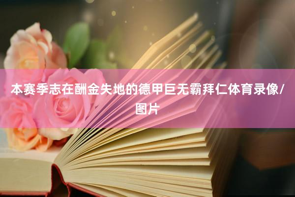 本赛季志在酬金失地的德甲巨无霸拜仁体育录像/图片