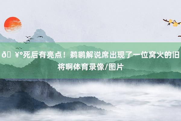 🥰死后有亮点！鹈鹕解说席出现了一位窝火的旧将啊体育录像/图片