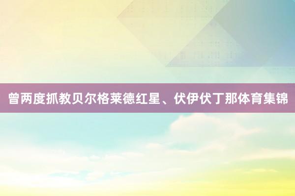 曾两度抓教贝尔格莱德红星、伏伊伏丁那体育集锦